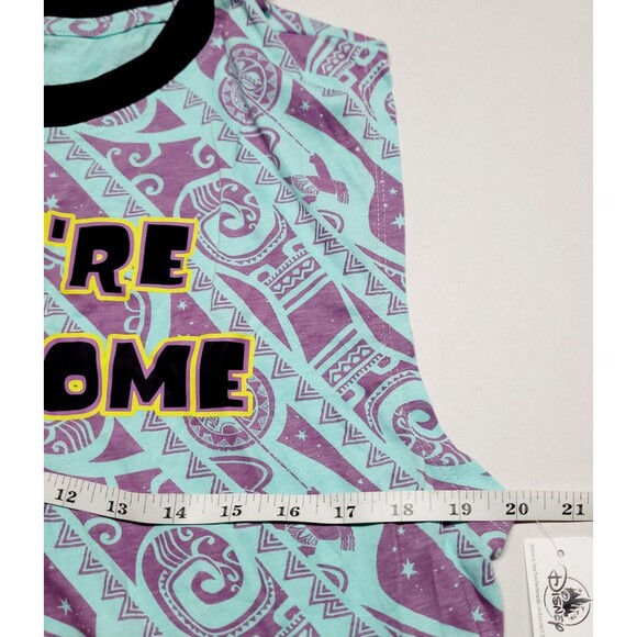 NWT Disney Moana Maui You’re Welcome Active Gym Tank Top Shirt Adult Medium New - Picture 3 of 8